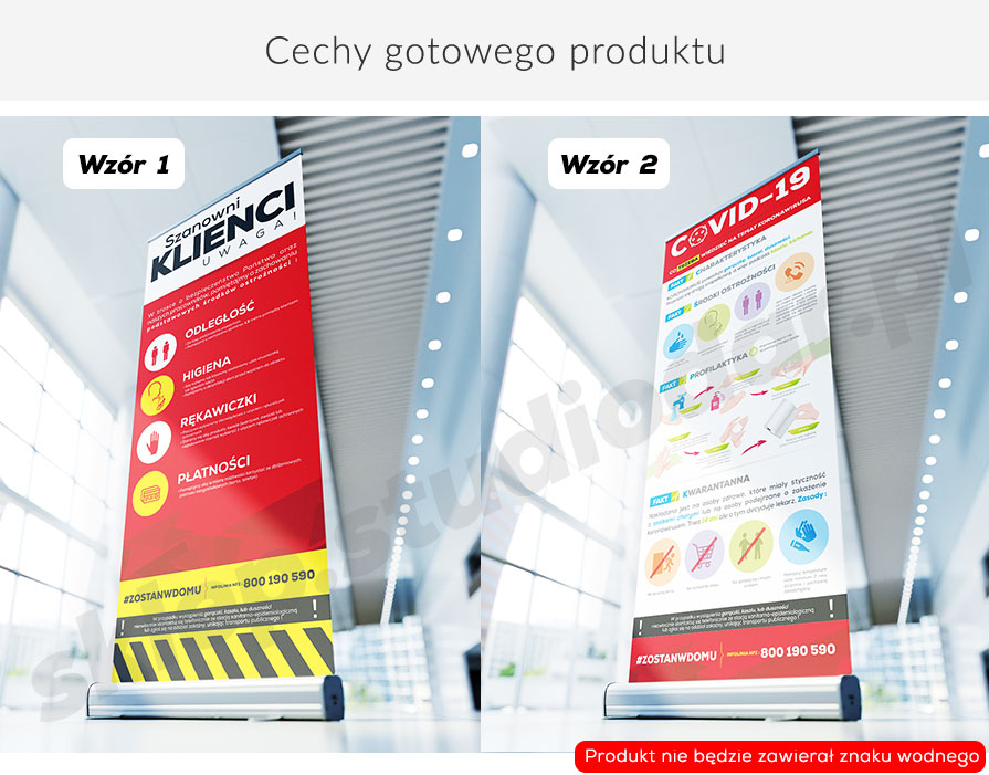 rollupy covid-19 - cechy produktu