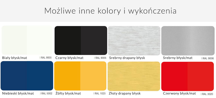 Kolorystyka wzornik Dibond, alu-bond, tubond