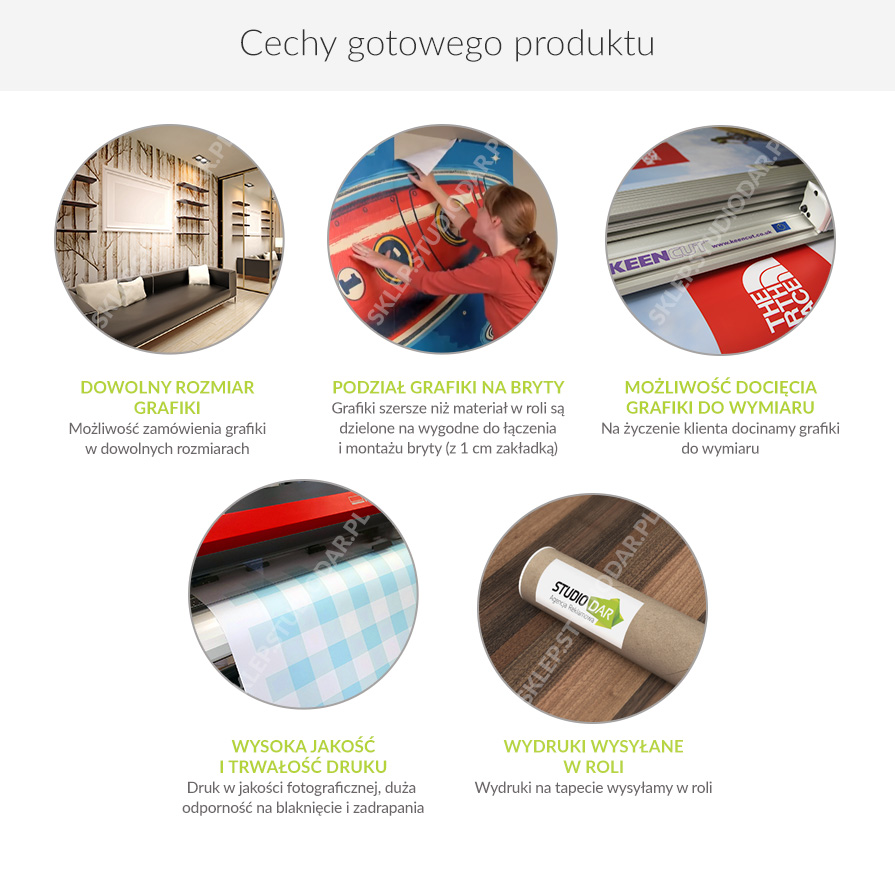 Tapety z nadrukiem - cechy produktu